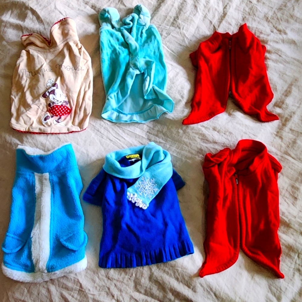 Dog Jackets Lot of 6 Jacket